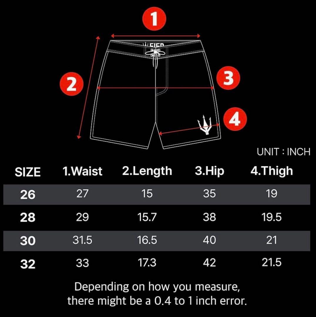 大特価‼️ファイドFIEDサーフパンツ メンズ　ブルーブラッド　海水パンツMサイズ