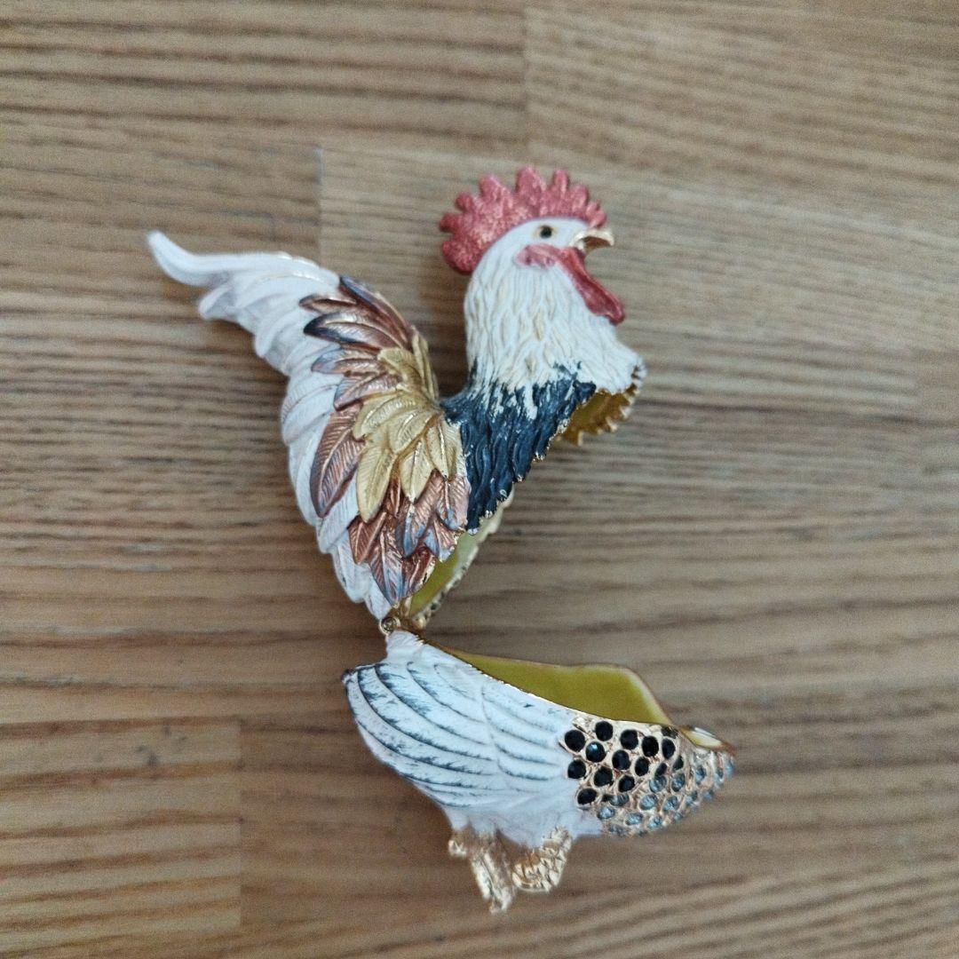 ニワトリ型小物入れ