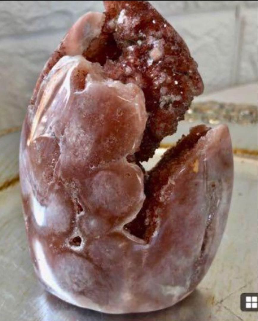 ピンクアメジスト　フリーフォーム　レッド　ドゥルージー