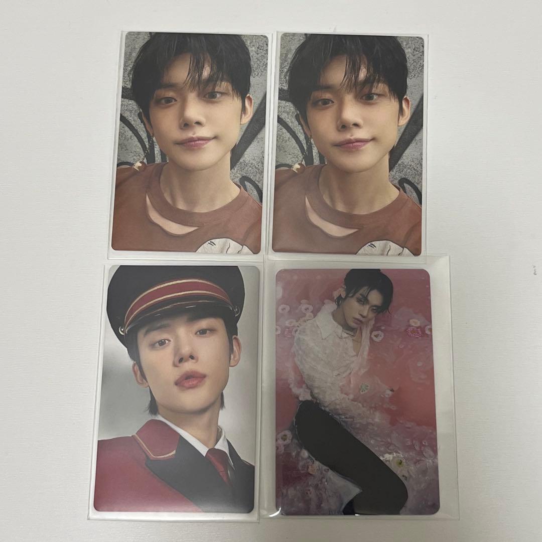 TXT ヨンジュン トレカ ファンクラブ アンケート特典付き 4枚セット