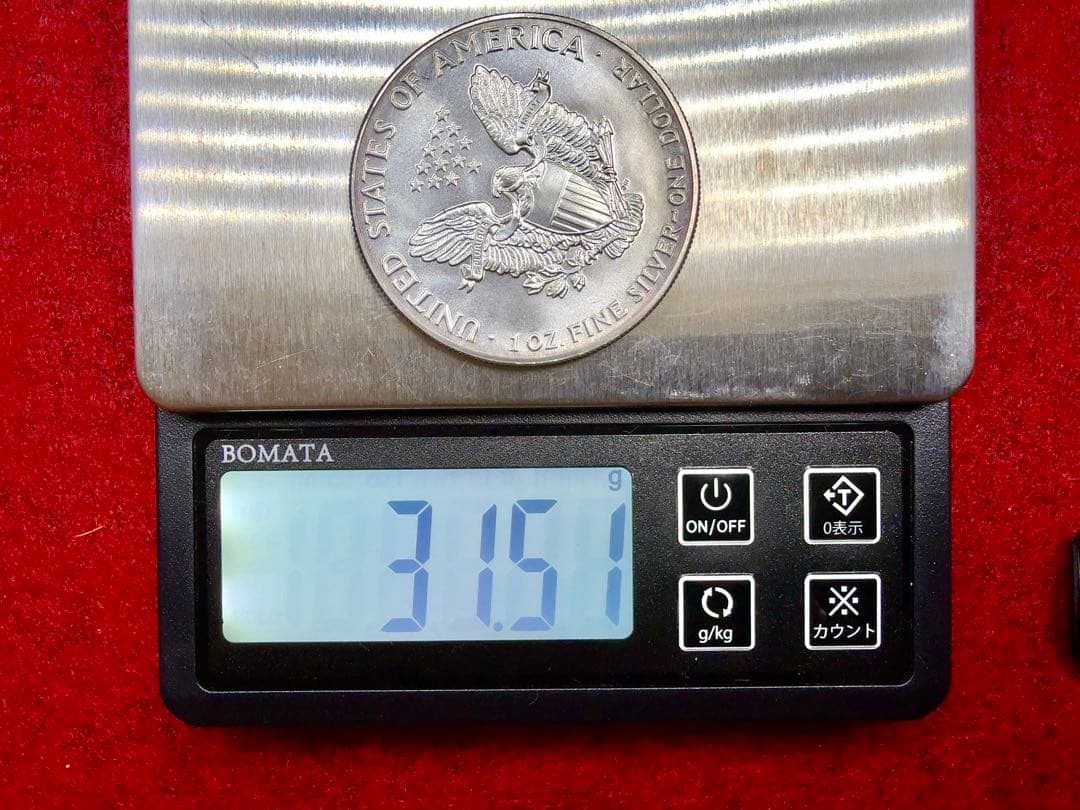 え*ん様 1987年 アメリカ シルバーイーグル 1$ 1oz 銀貨