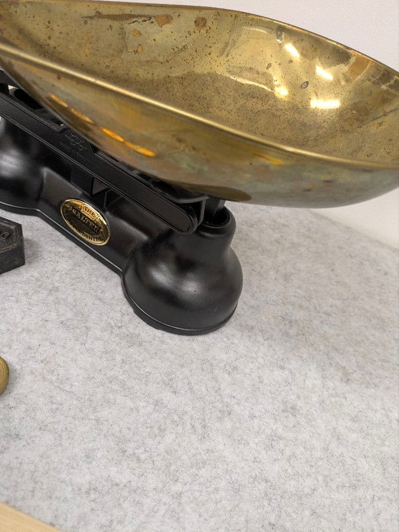 Salter 天秤式スケール 重りセット付き アンティーク雑貨