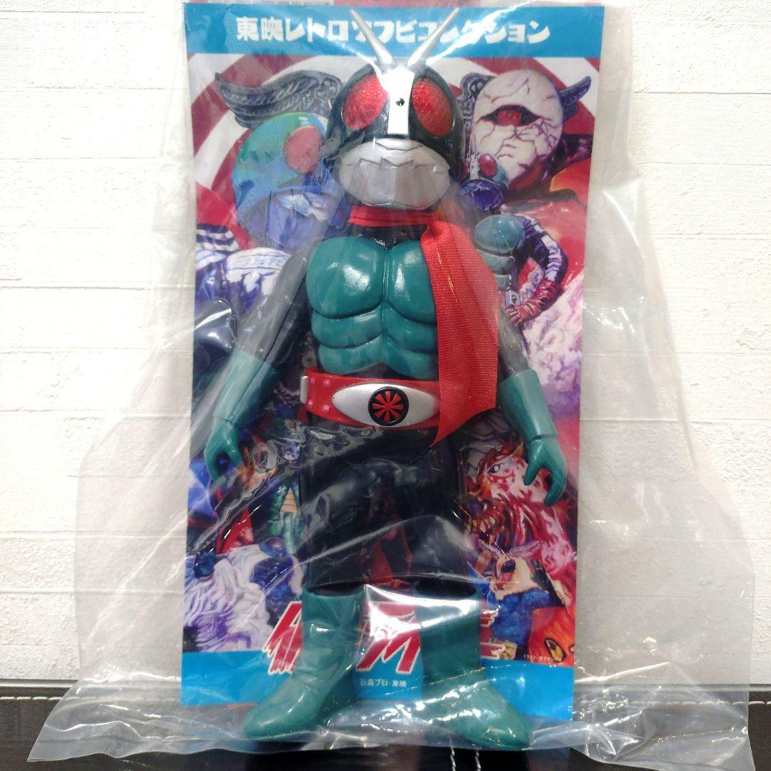 ★☆★メディコムトイ‼️仮面ライダー 旧2号‼️DX版面‼️取れソフビ‼️★☆★