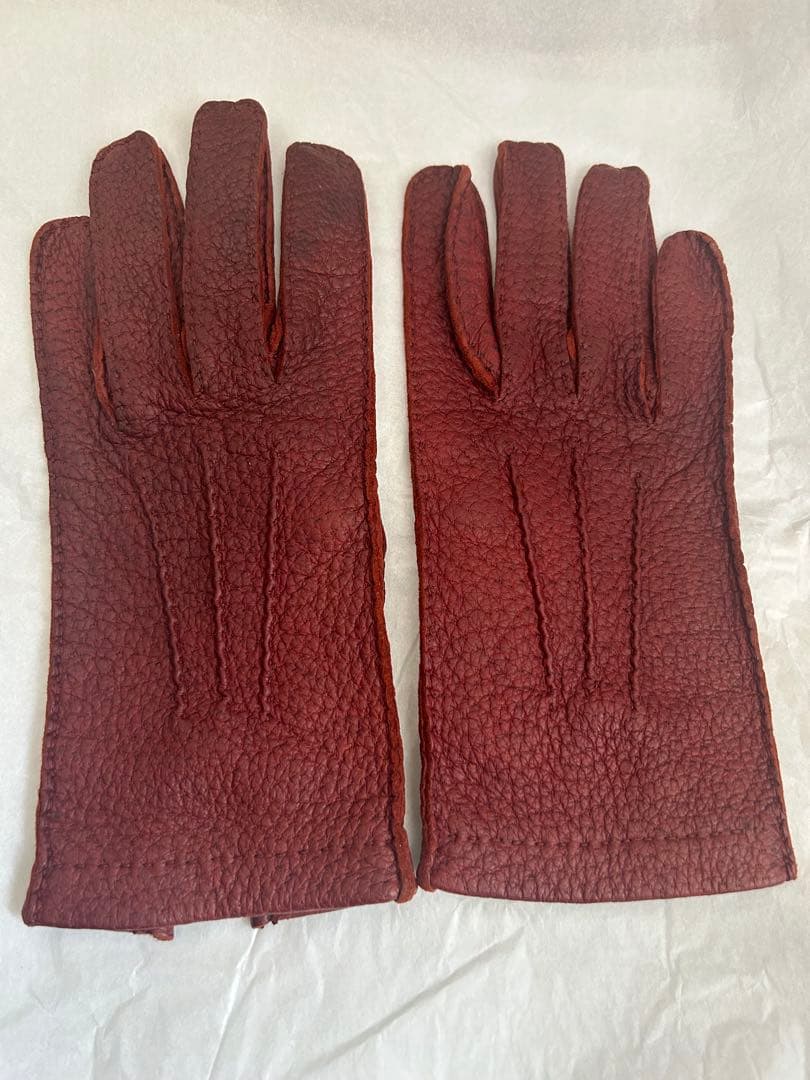 皮　手袋　CAUSSE コース　CUR PECARI 7 フランス製　メンズ