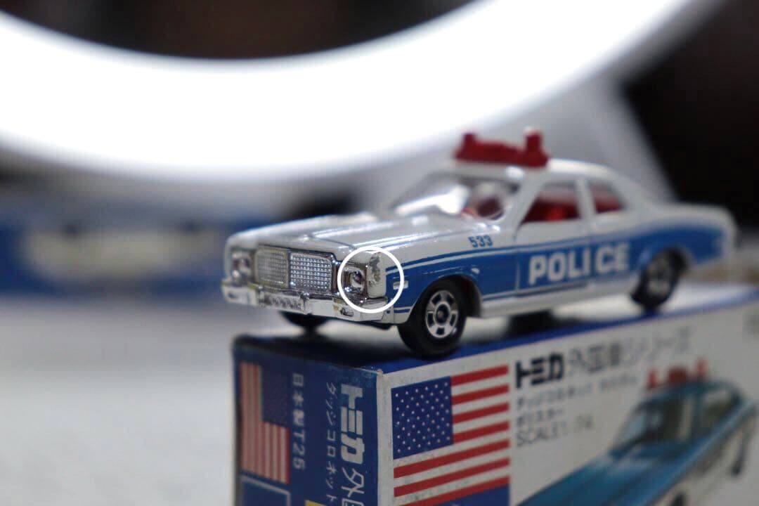 日本製　トミカ　アメリカンポリスカーフェア　ダッジコロネット　カスタム　F8