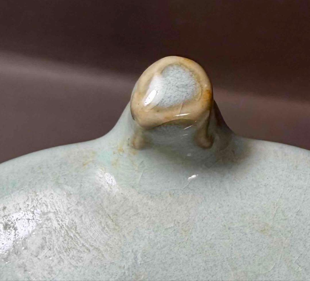 中国 筒形三つ足炉　f2260108