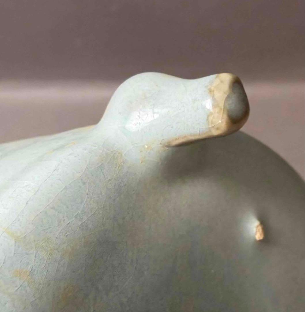 中国 筒形三つ足炉　f2260108