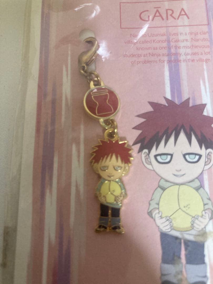 初期 レアNARUTO ナルト ファスナーアクセサリー 我愛羅 幼少