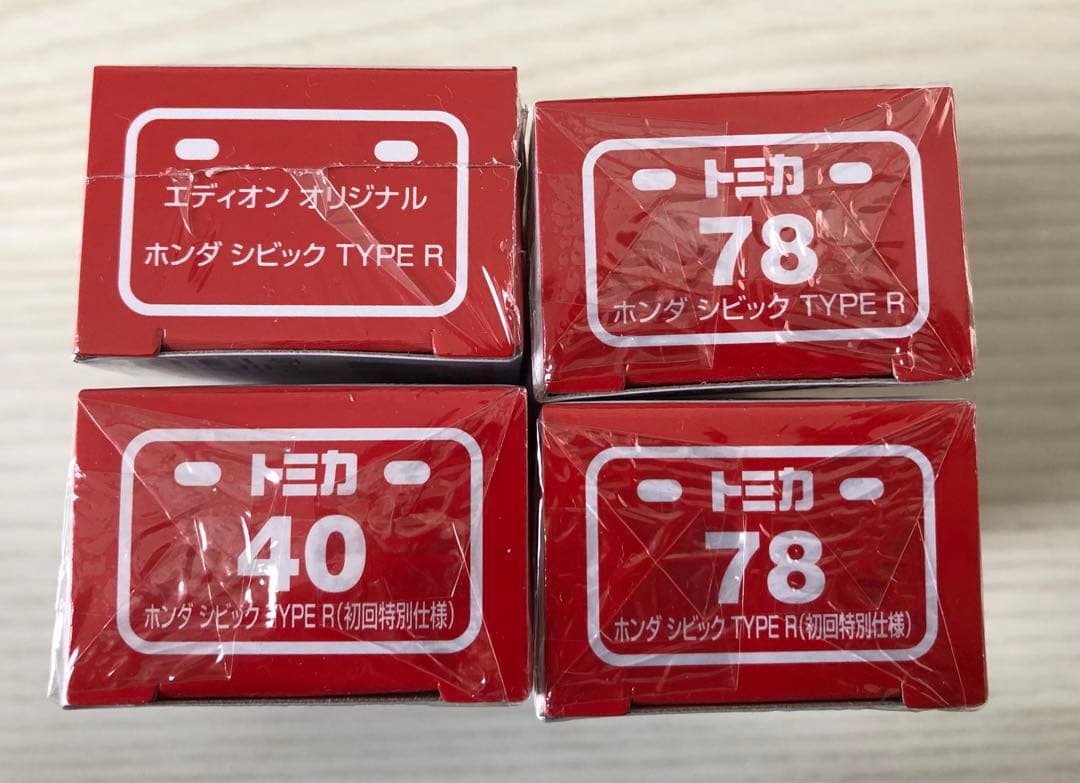 トミカ　ホンダ シビック タイプR 5台セット