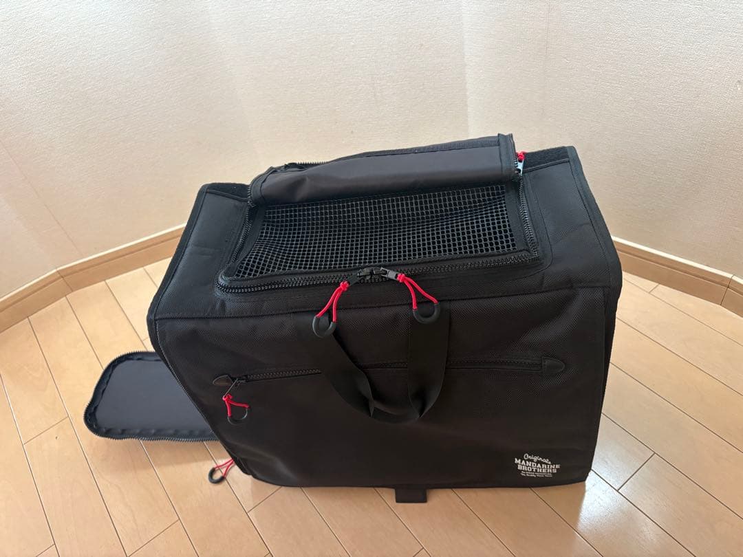 MANDARINE BROTHERS オリジナルキャリーバッグ 黒