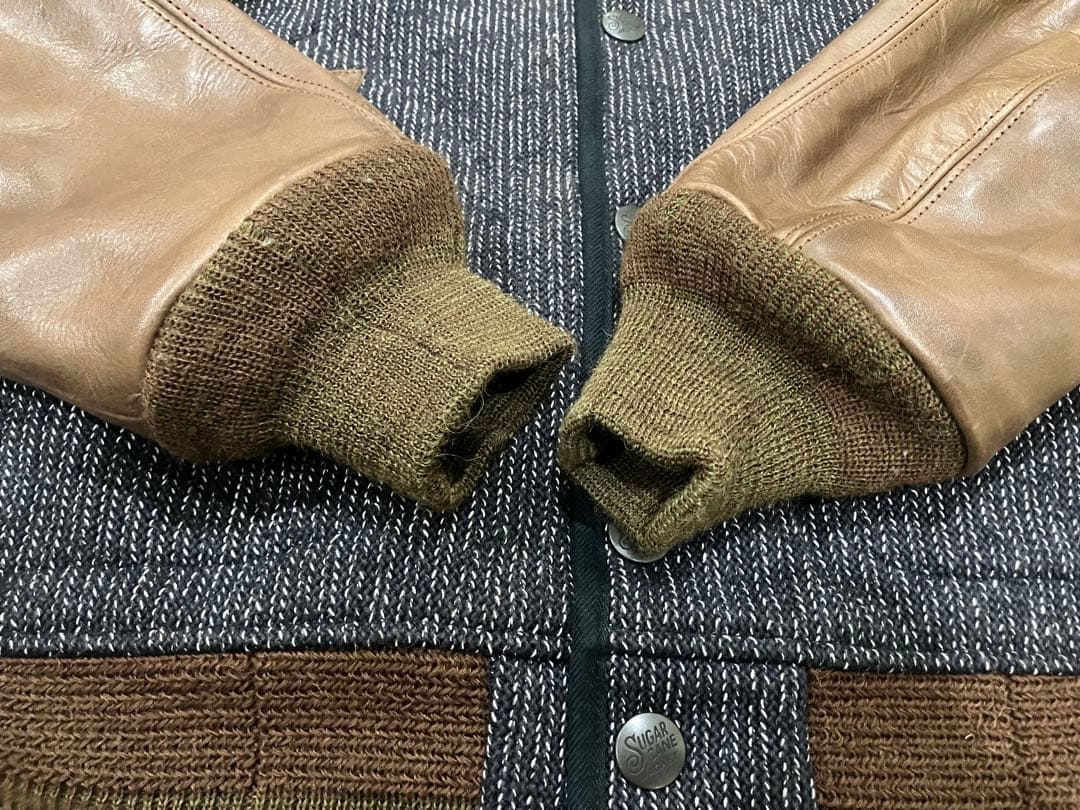 シュガーケーン　ビーチクロスレザージャケット