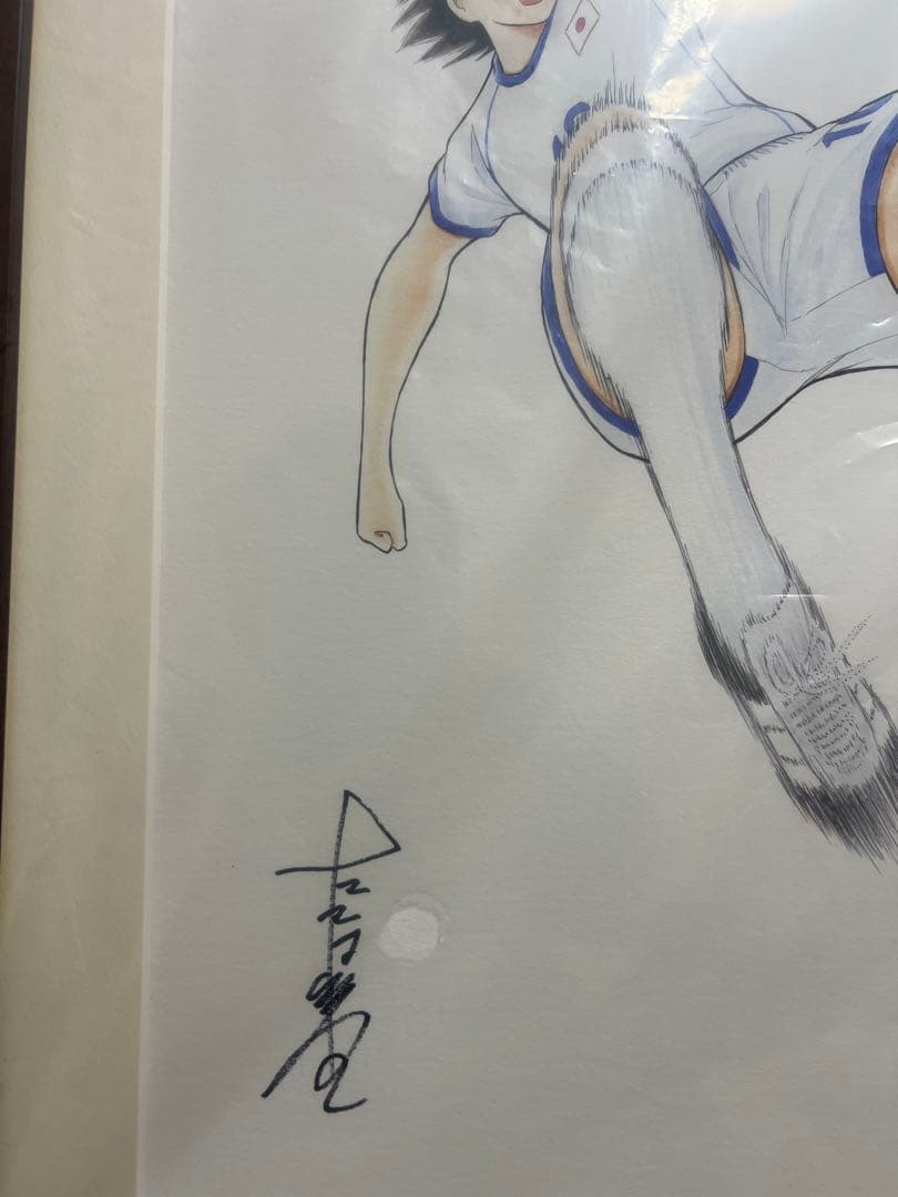 【新品】　高橋陽一先生直筆サイン入 数量限定 額装高精細複製原画