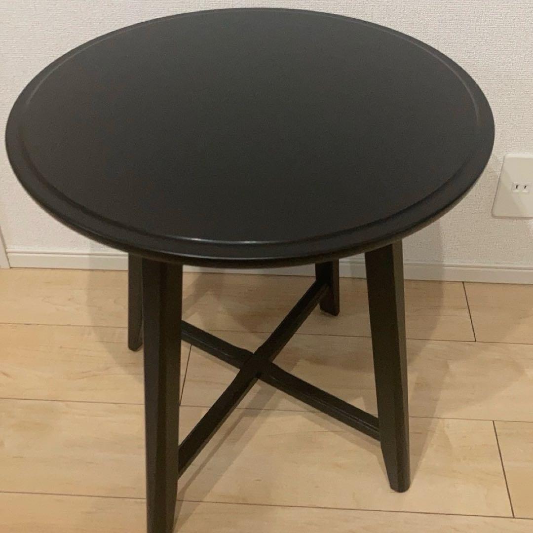 IKEA KRAGSTA クラーグスタ ネストテーブル2点セット, ブラック