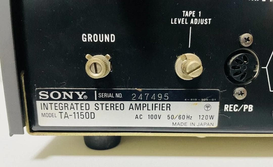 SONY TA-1150D インテグレーテッドアンプ 本体
