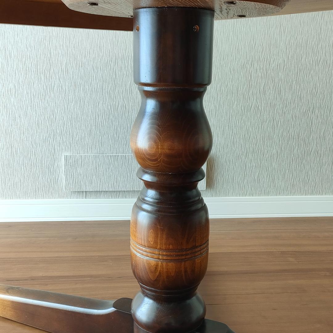 飛騨産業　キツツキマーク　ダイニングテーブル　オーバル型