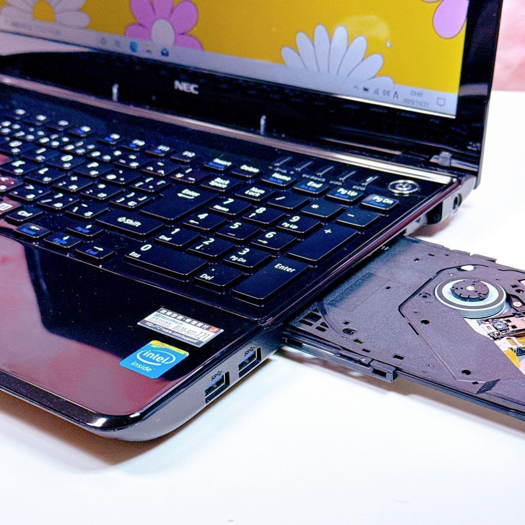 美品✨新品SSDで爆速✨ windows11 ノートパソコン✨オフィス カメラ