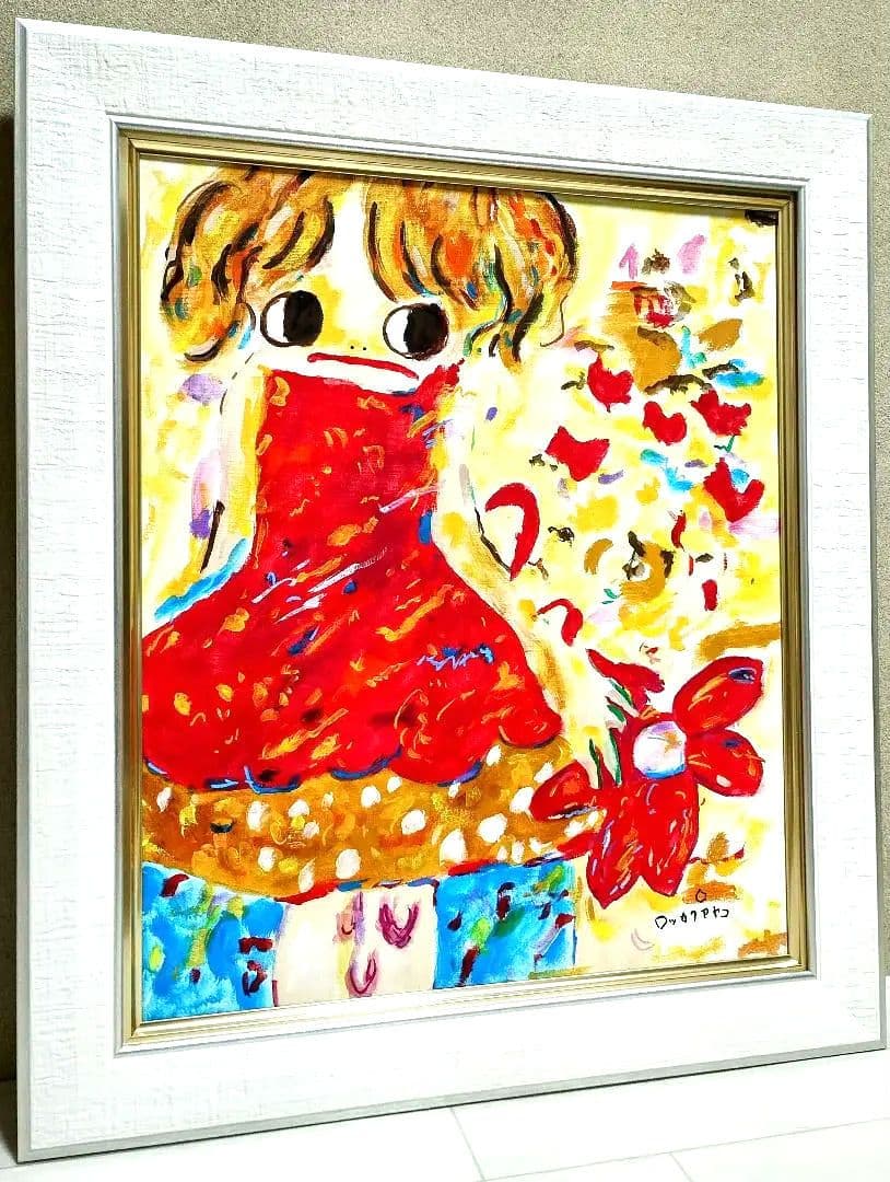 balsal-9【SALE】［F8号］ロッカクアヤコ/肉筆/手描き/サイン