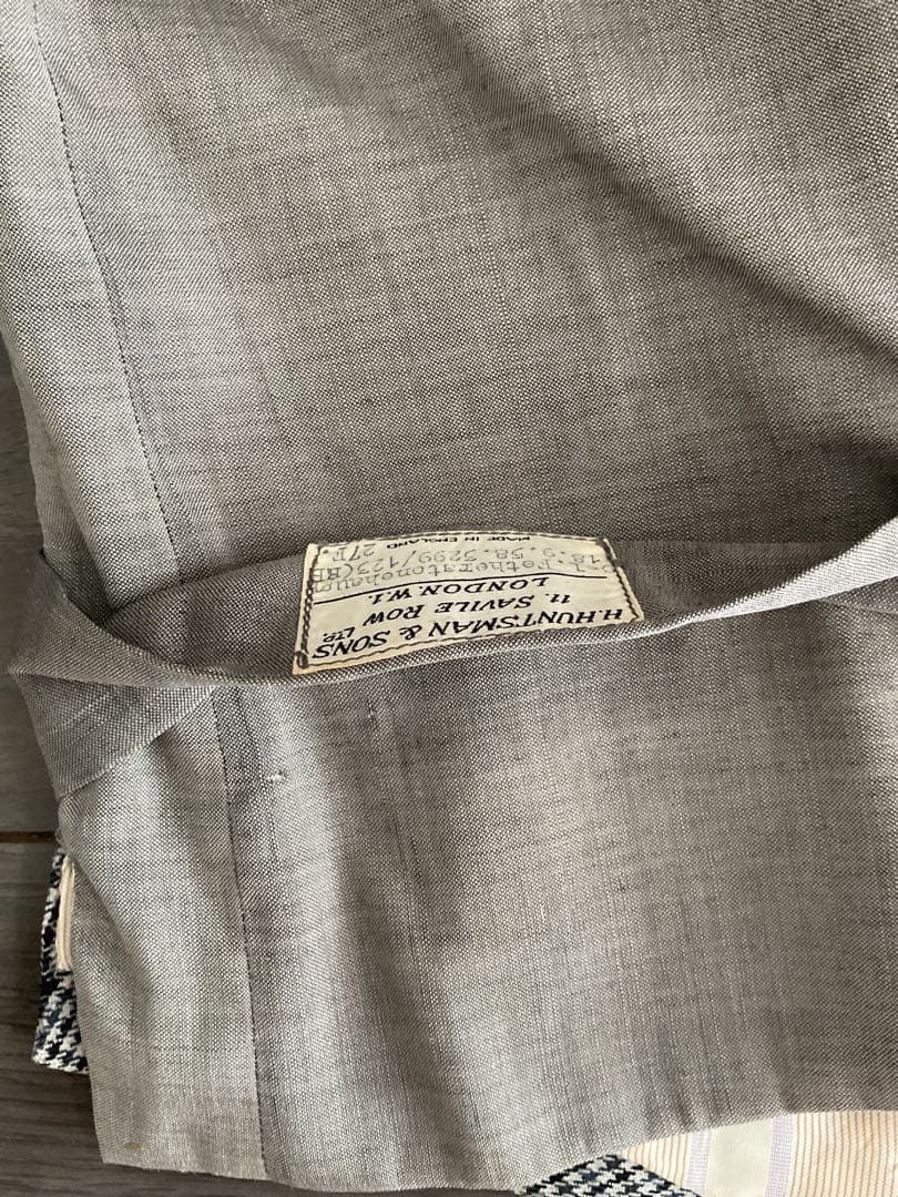 イギリス名品HUNTSMAN&Sons.ビスポークウエストコート