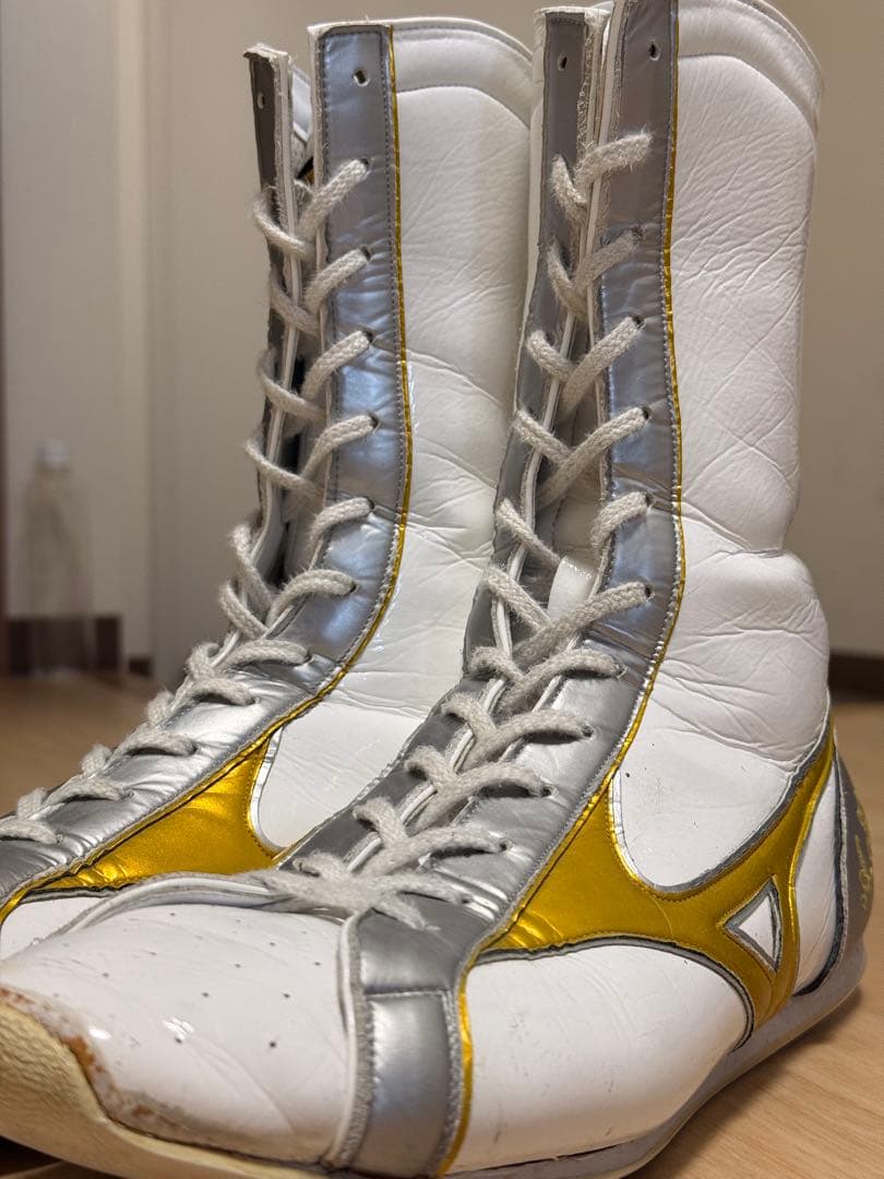 【特注品】ミズノボクシングシューズ オールエナメル仕様　28.5cm