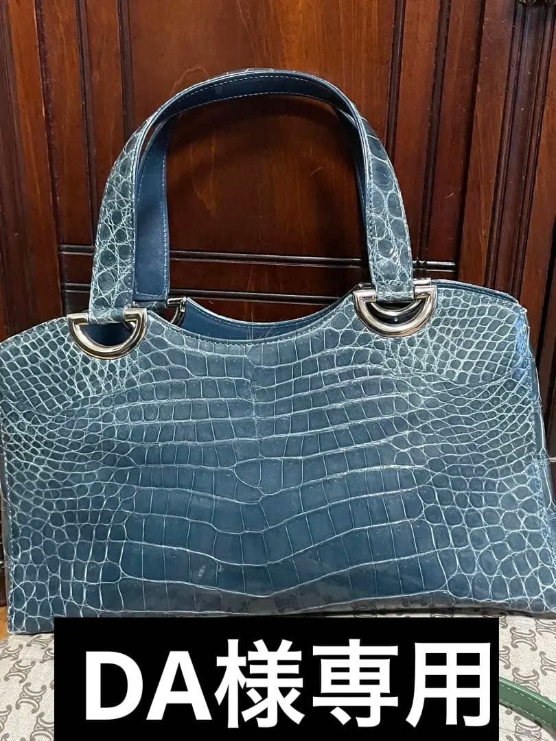 ブルー　ハンドバッグのみ