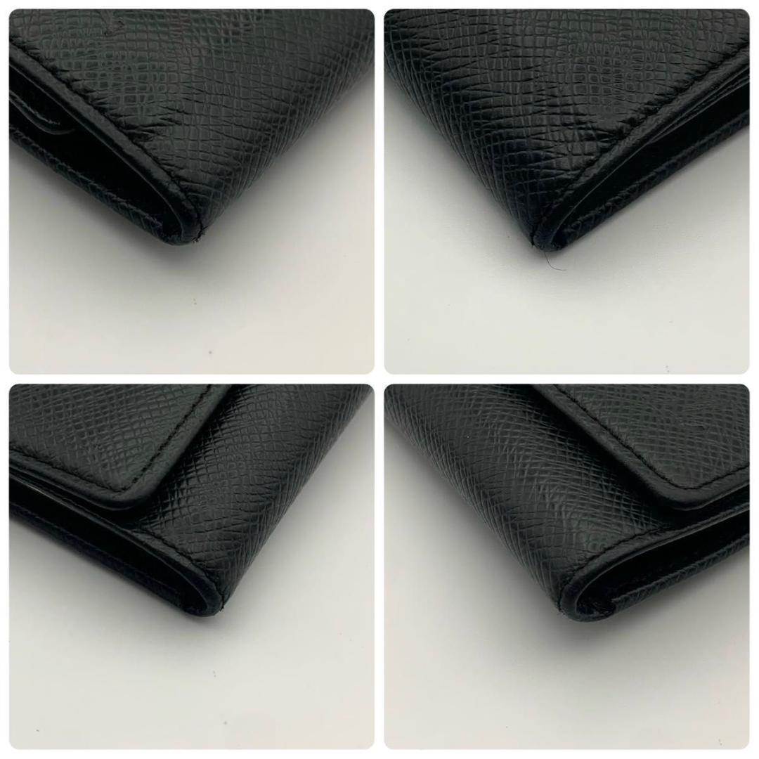 美品 ルイヴィトン ミュルティクレ6 キーケース キーホルダー 革 タイガ 黒