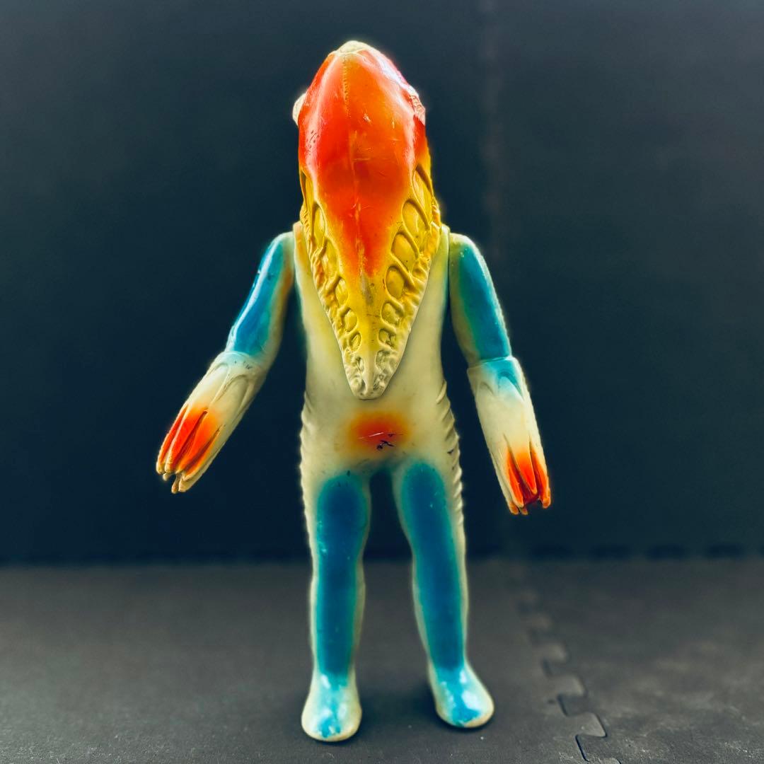 ブルマァク メトロン星人 ソフビ 当時物