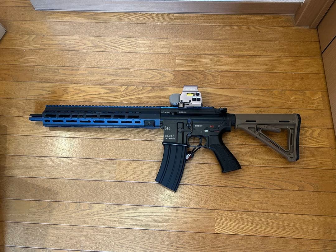 東京マルイ製次世代電動ガンHK416D 内部メンテナンス、ロアレシーバレーザ刻印