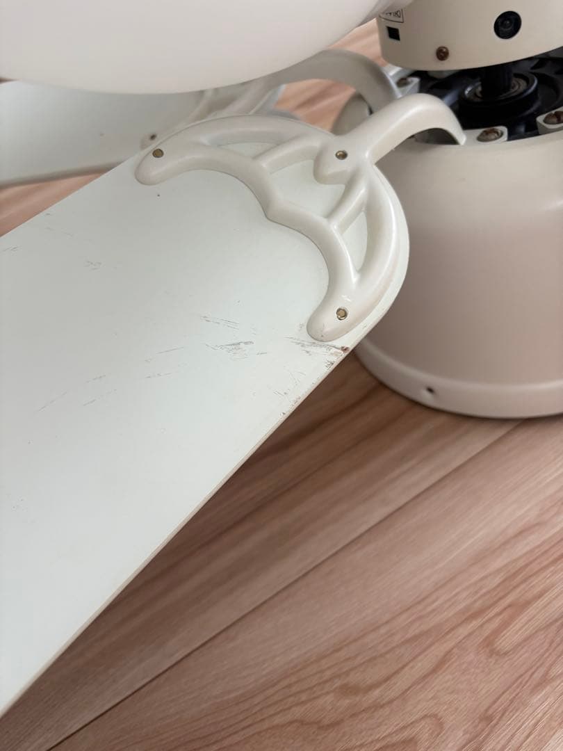 オーデリックホワイトシーリングファン 5灯 リモコン付き