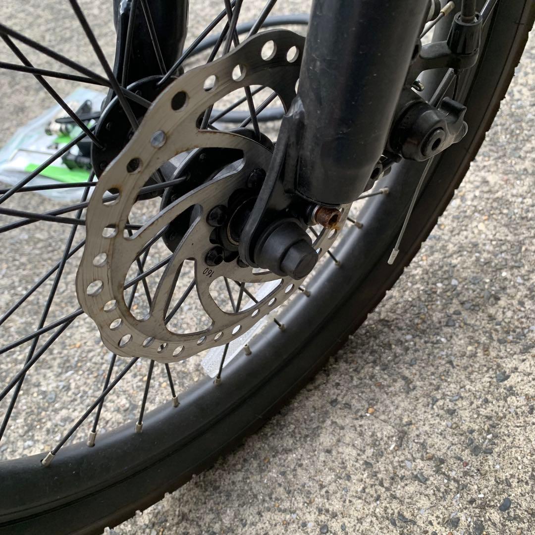 引取限定　EENOUR 電動アシスト折りたたみ自転車 20インチ グリーン