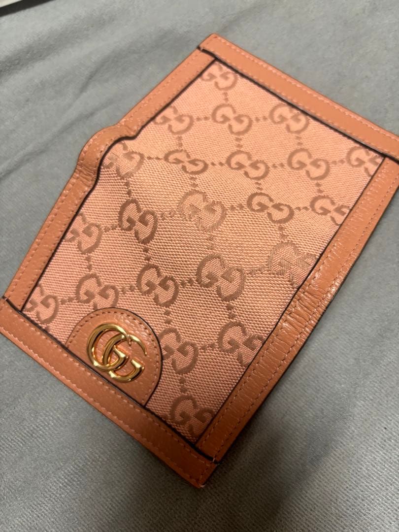 GUCCI 財布 二つ折り財布 オフィディアGG ピンク ウォレット