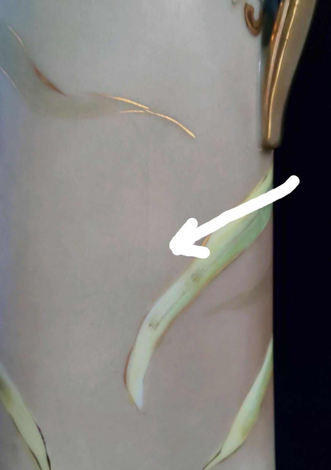 SALE❗️ オールドノリタケ  花瓶 欄の花  金彩  金点盛り 和の雰囲気