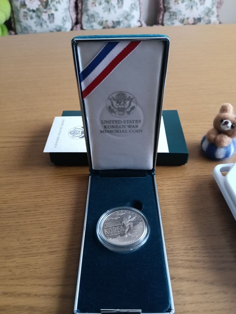 朝鮮戦争追悼記念1＄プルーフ銀貨