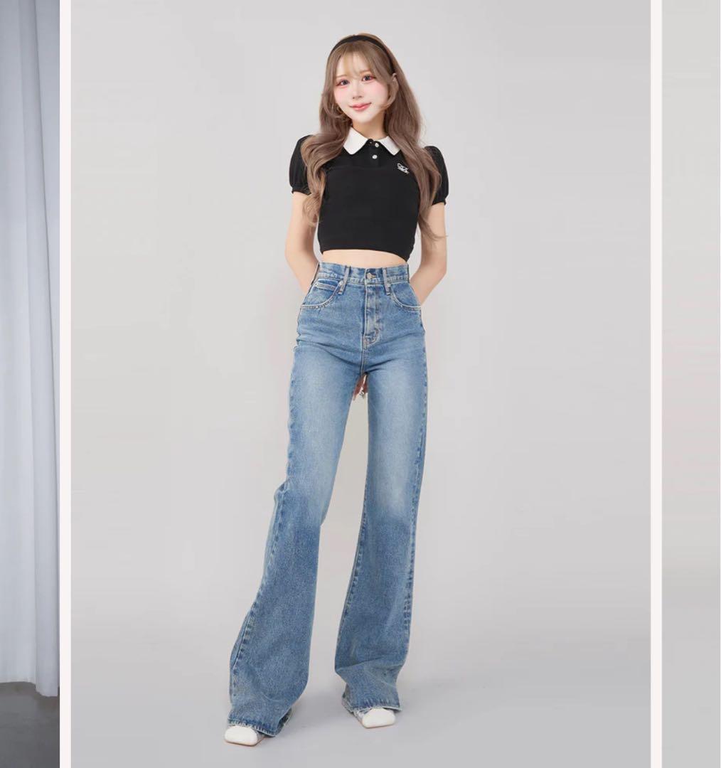 新品タグ付 ダーリッチ DRCHバイカラーポロシャツ ブラック F