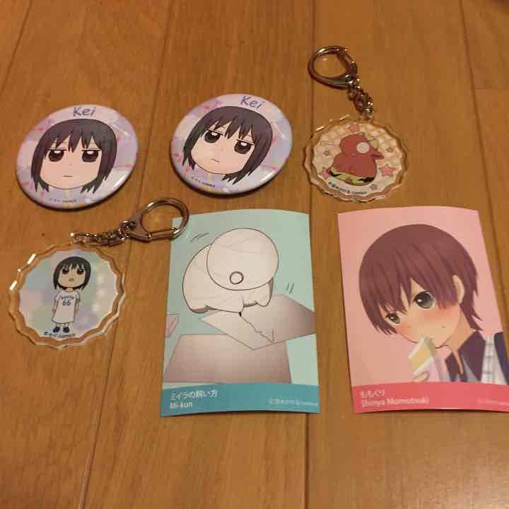 コミコ 缶バッジ アクリルキーホルダー