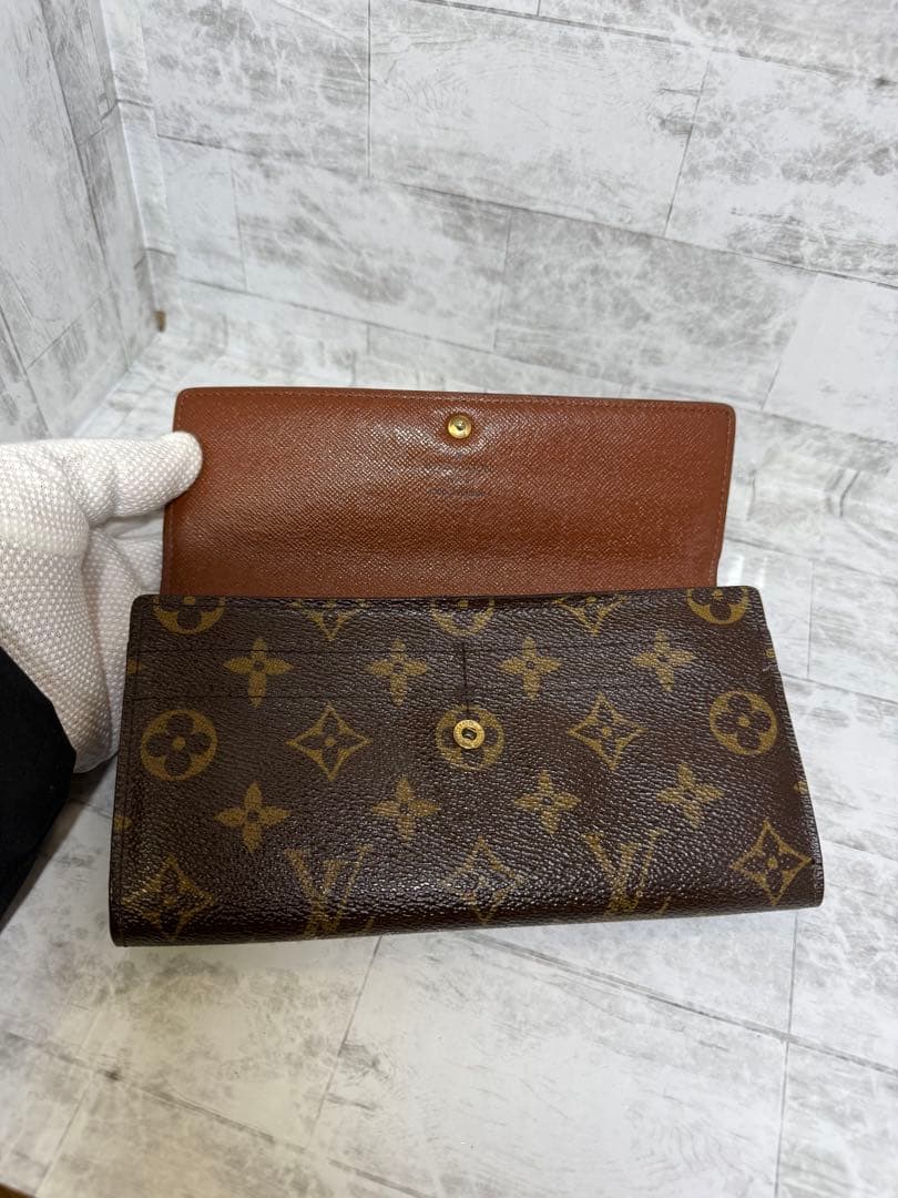Louis Vuitton モノグラム 二つ折り財布 中古