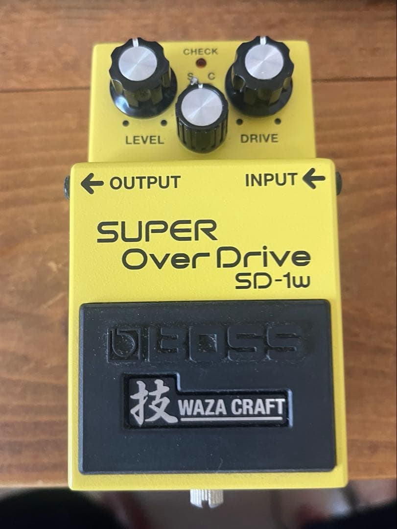 【美品】BOSS WAZA SD-1w SUPER OverDrive