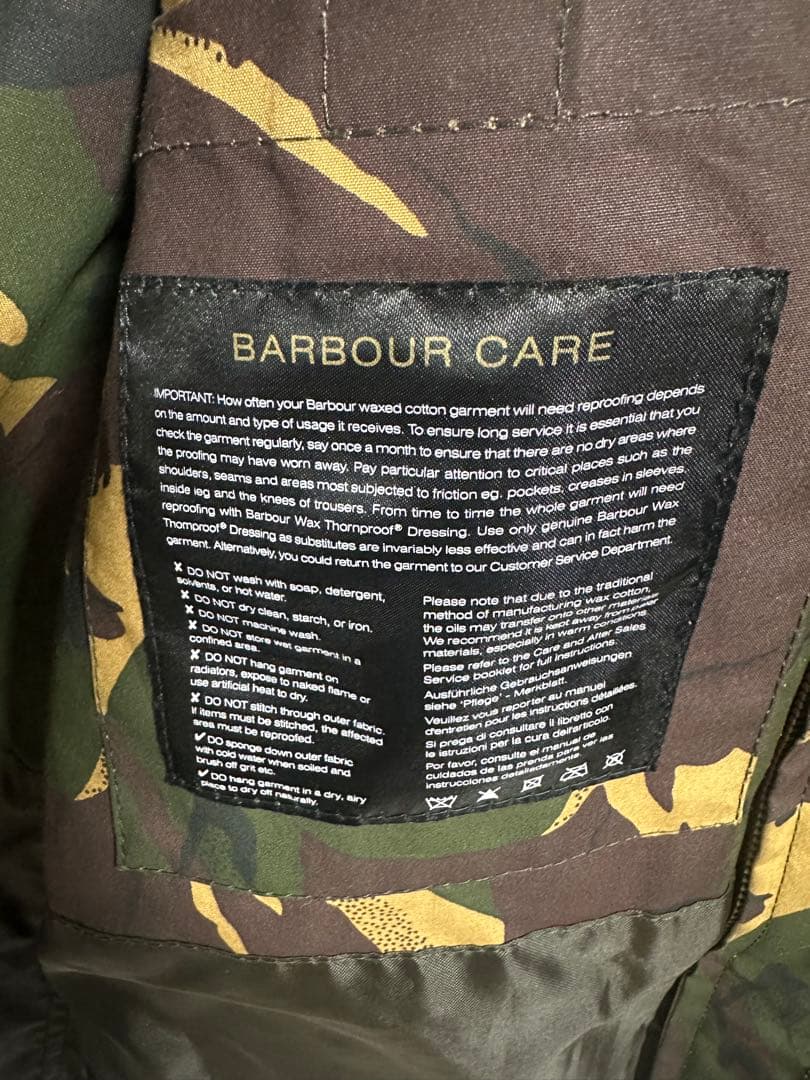 Barbour ハブアー　ダークグリーン　オイルド　ジャケット 34サイズ