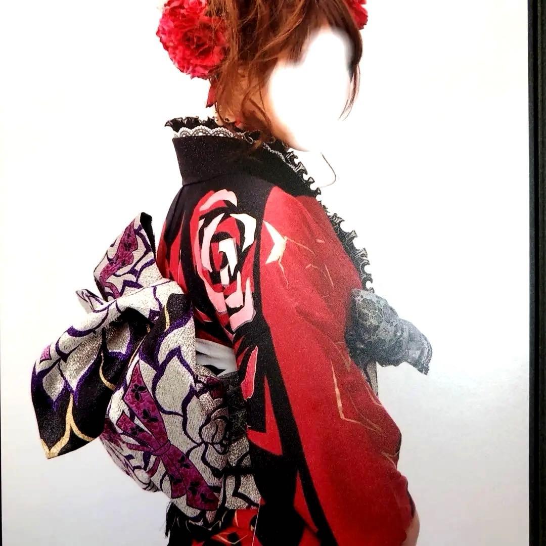 振袖　薔薇デザイン