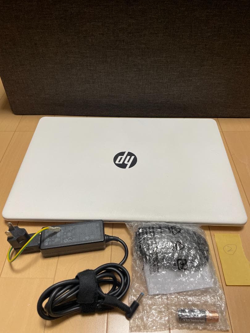 ②HP 15.6型ノートPC 最新windows11導入済！ 新品マウス付