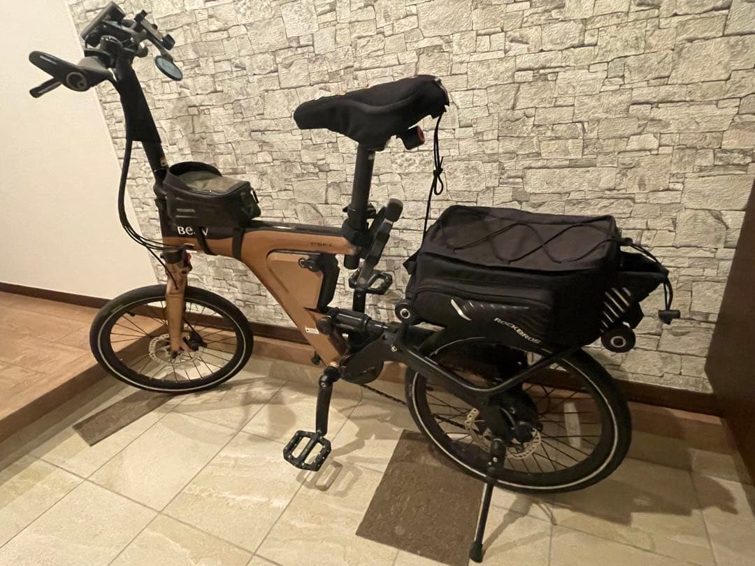 besv PSF1 電動アシスト自転車 ブラウン（カスタム品付）
