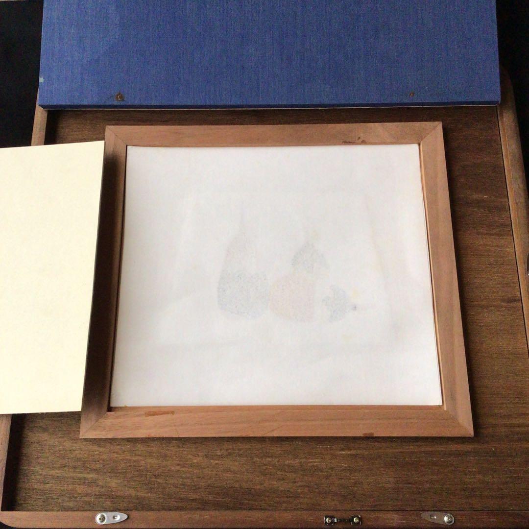 人間国宝　芹沢銈介　型絵染　【茄子】　求龍堂刷　写