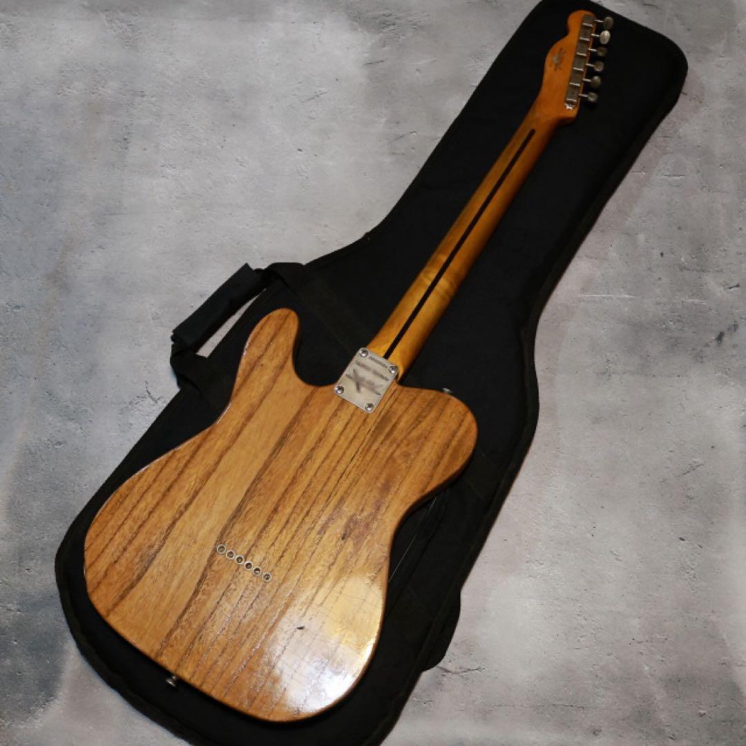 自作ノーブランドテレキャスター 超軽量 5弦ギター レリック キース・リチャーズ