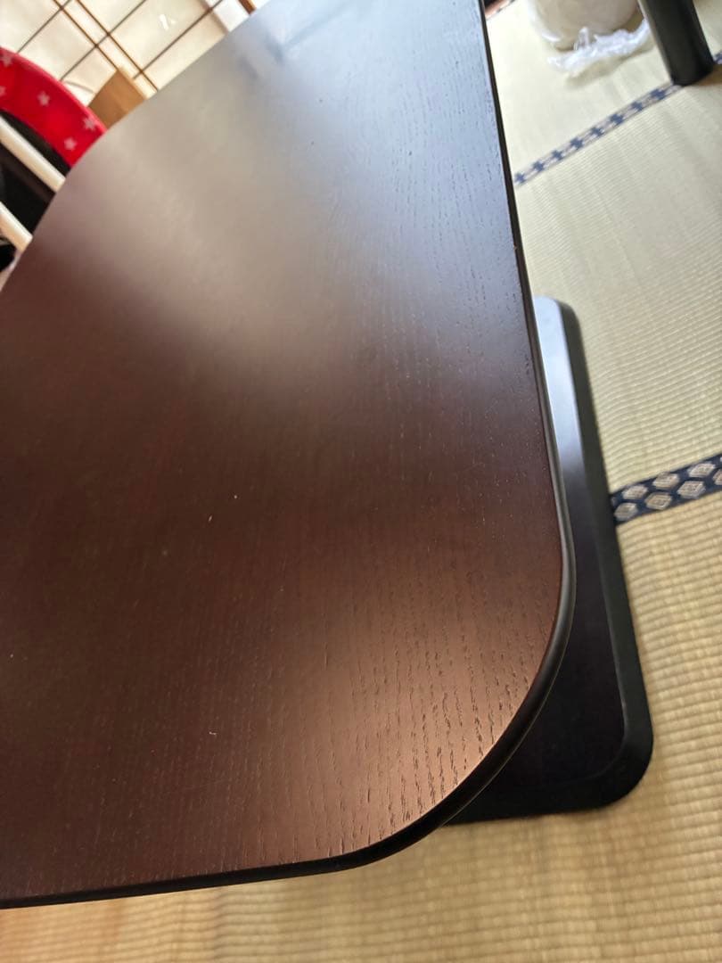 【ニトリ】昇降式テーブル ダンパーコラボ 1200T DBR ダイニングテーブル