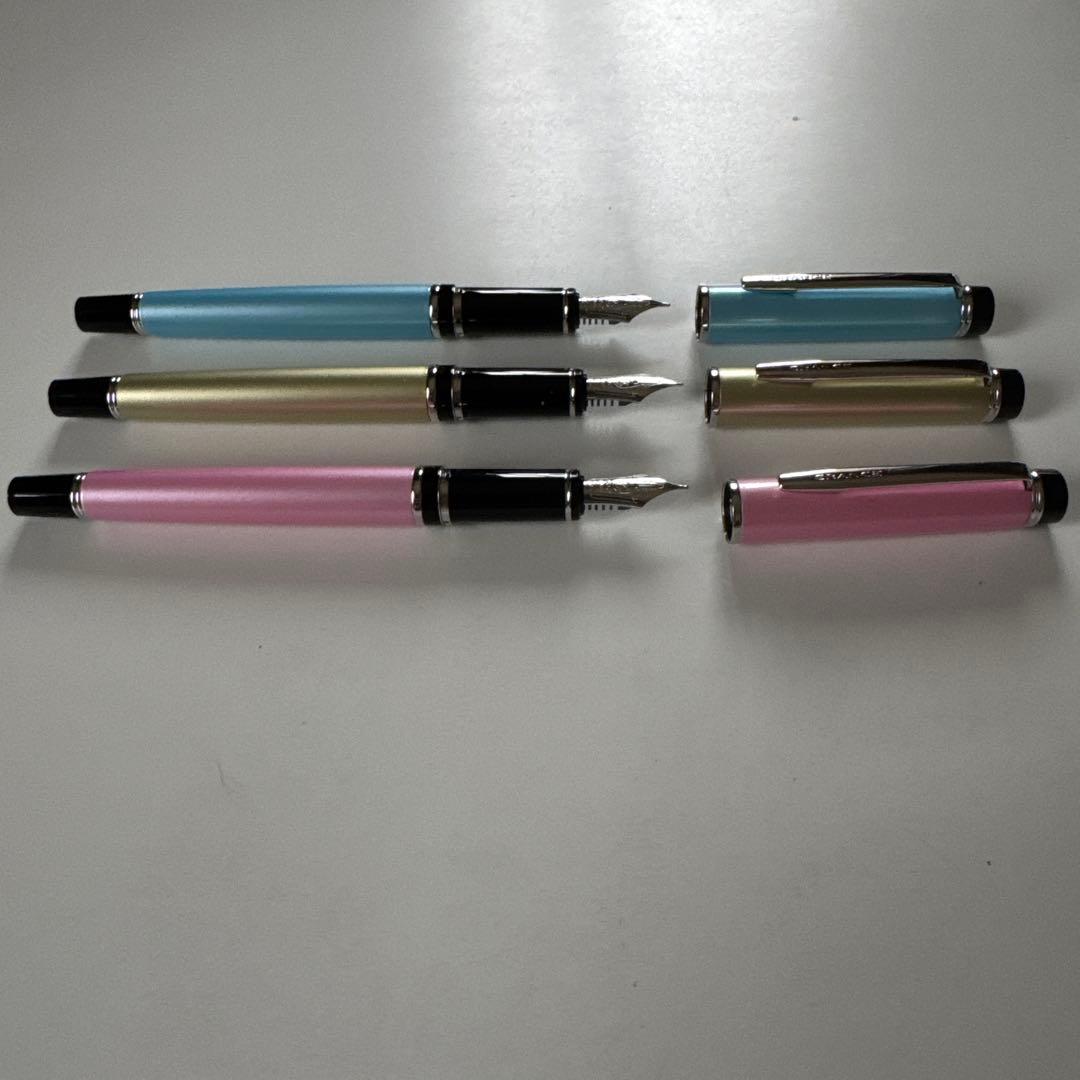 パイロット　限定万年筆　グランセ　ブルースター　スプリンググリーン　もも