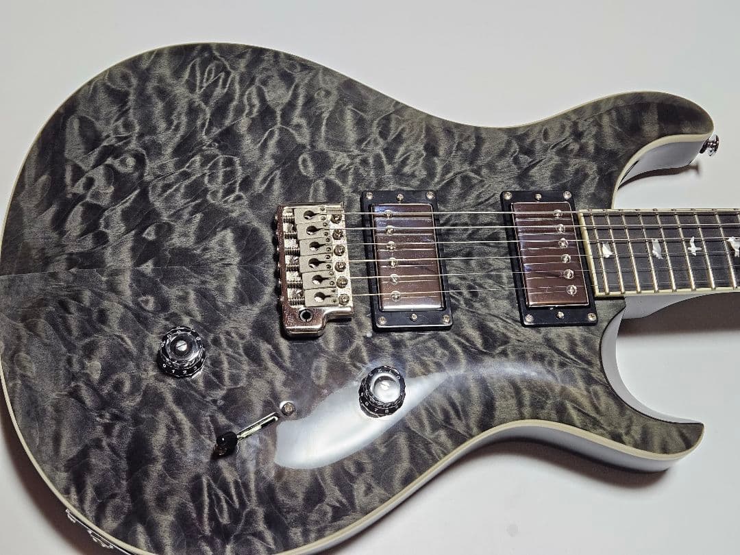 ギター PRS SE CUSTOM24 Quilt Gray Black