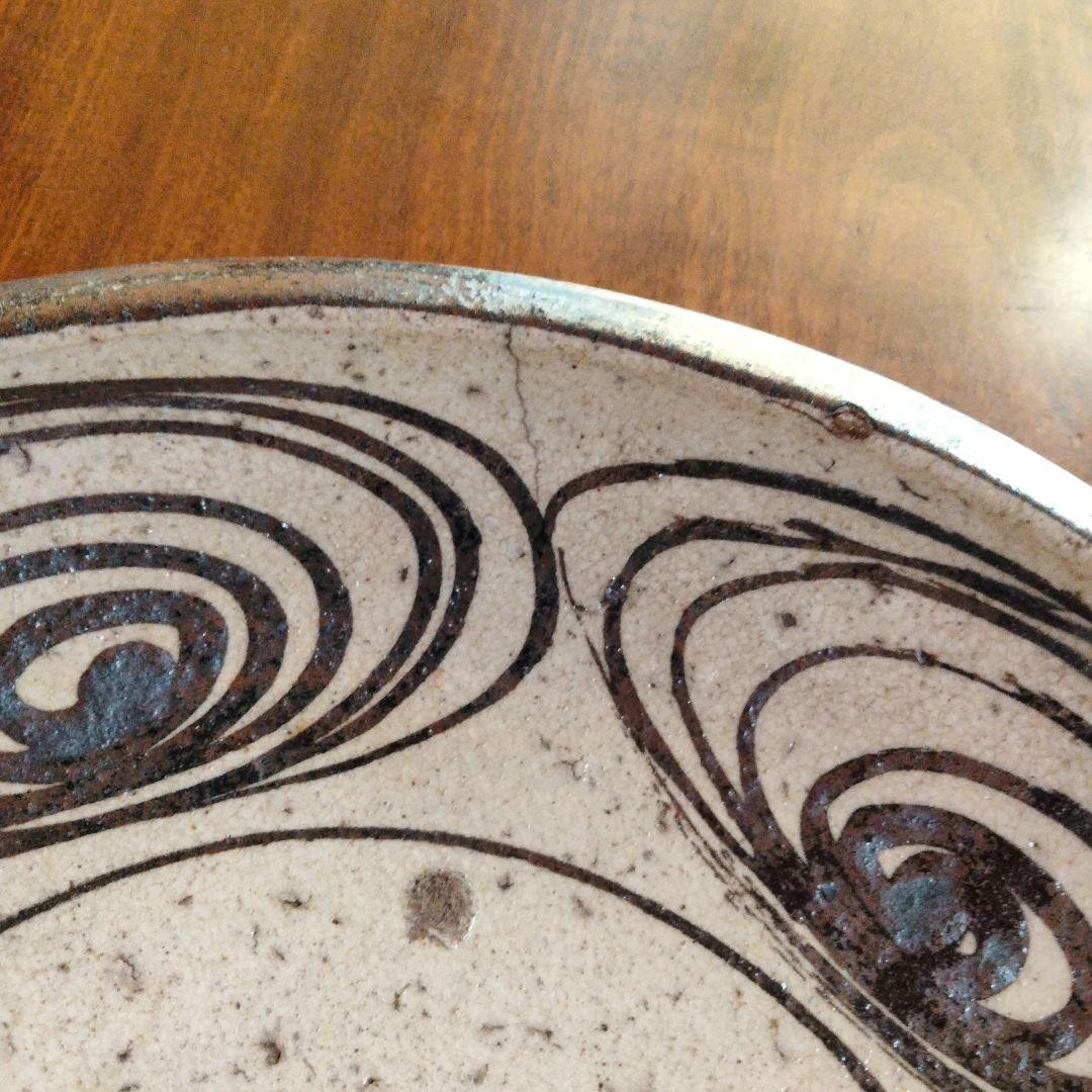 馬の目皿　馬の目　大皿　直径約27センチ　花器