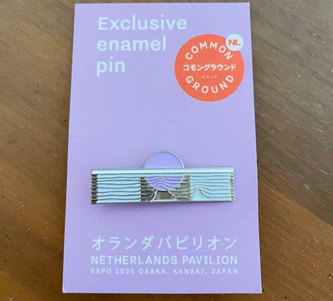 【非売品】大阪関西万博　外国館　オランダ　ピンバッジ