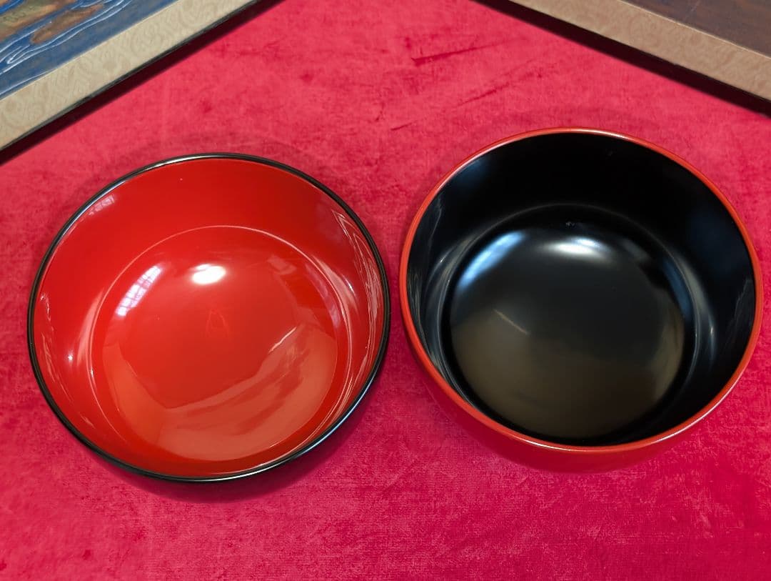 合鹿椀 ペア 秀衡塗 天然木