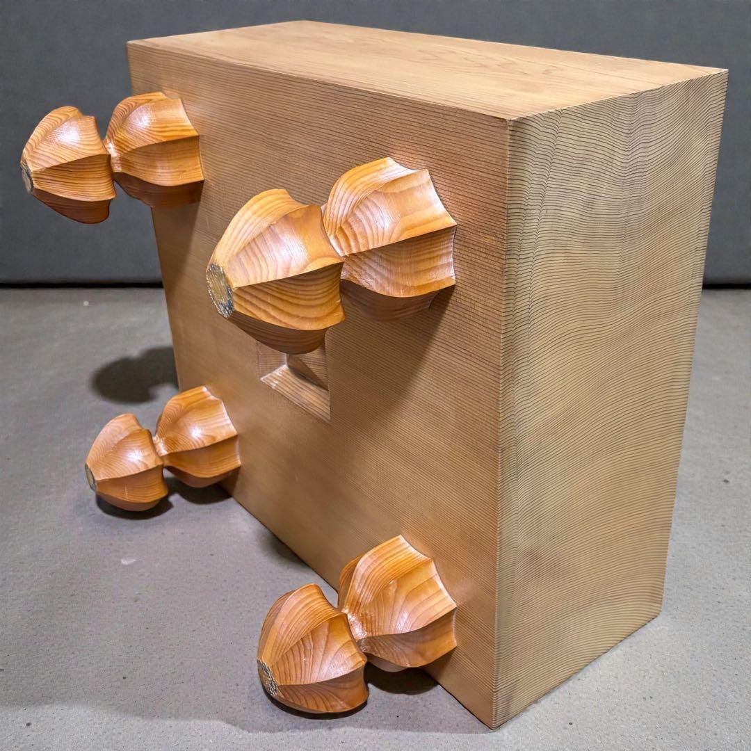 【重厚6寸】天然木 囲碁板 セット 脚付碁盤 蛤碁石 那智黒石 ヘソ付 良木目