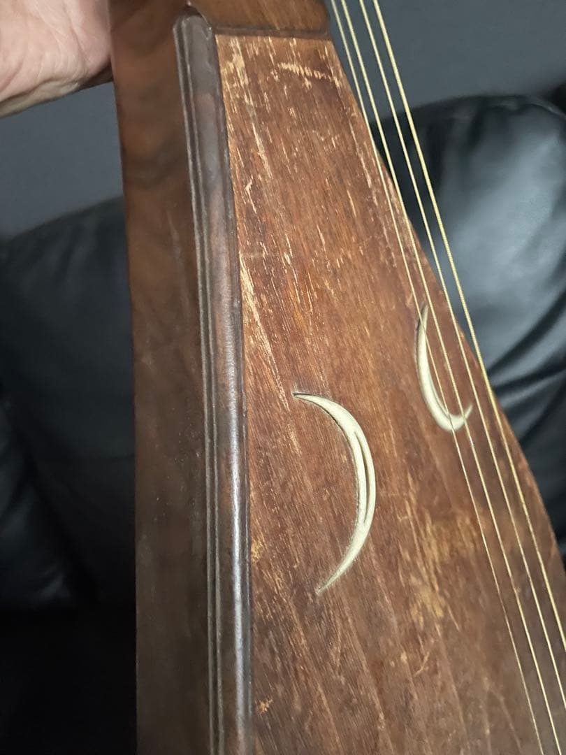 珍品　希少　美品　筑前　四弦五柱 琵琶　筑前琵琶　和楽器